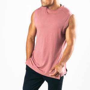 Προσαρμοσμένο λογότυπο Running Active Wear Cotton Bodybuilding Fitness Singlet Blank γυμναστικές μπλούζες για άνδρες