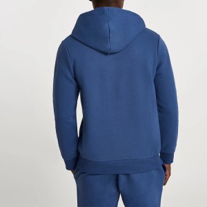 Visokokvalitetna veleprodajna prilagođena sportska odjeća za muškarce, 2-dijelna obična majica s kapuljačom Komplet trenirke za trčanje po narudžbi