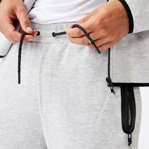 China Manufacturer Custom Logo Gym Fitness Wear Men Full Zipper Jogging Tracksuit Sets