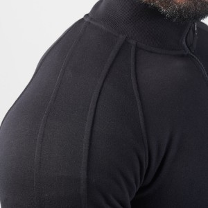 Full Zip Up Hoodie Soft French Terry Cotton Slim Fit Front Zipper Jacket Para sa Mga Lalaki