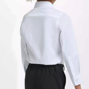 Daliban Custom Rigar Makaranta Uniform T Shirt Tare da Buttom