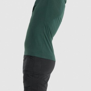 सर्वाधिक बिकने वाली कस्टम लोगो लंबी बांह की मांसपेशी प्रशिक्षण जिम स्पोर्ट कॉटन संपीड़न टी शर्ट