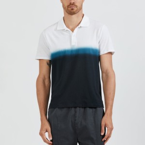 Hoogwaardige groothandel OEM sublimatie polyester heren gympolo T-shirts