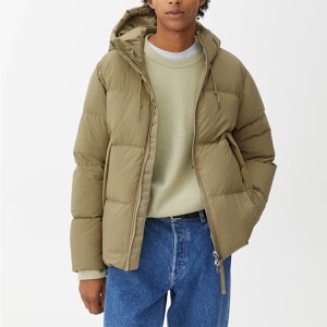 ຂາຍດີທີ່ສຸດ OEM Winter Wear Custom Goose Down Coat Puffer Jacket For Men