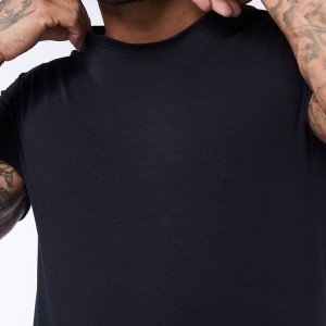 Vysoce kvalitní Custom Quick Dry Polyester Muscle Fit Gym tričko pro muže