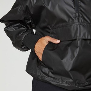 High Quality 100% Polyester Quarter Zipper Outdoor Windbreaker Gym Jacket For Women