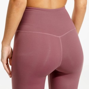 Visokokvalitetni rastezljivi prilagođeni logotip visokog struka za vježbanje u teretani Sportske ženske pantalone za jogu