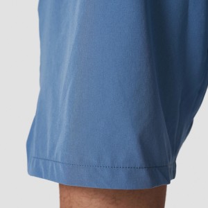 Shorts esportivos personalizados de alta qualidade com zíper e bolsos, shorts de academia masculinos e secos