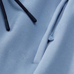 Висококачествени памучни мъжки панталони с контрастен цвят на талията за тренировка с високо качество