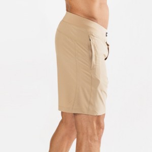 ລາຄາຕໍ່າສຸດ Summer Wear Custom Logo Men Cotton Sports Gym Shorts With Pockets