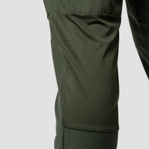 Højkvalitets polyester med snoretræk i taljen Mænd Track Sports joggerbukser med lynlås bund