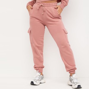 Велепродаја Женске панталоне са врпцом струка по мери Женске панталоне за трчање са товарним џепом