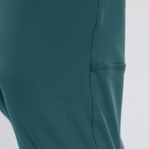Últims pantalons de pista de polièster spandex OEM amb logotip personalitzat Pantalons de sudor esportius per a homes amb butxaques