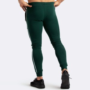 Wholesale Side Strip Custom Drawstring ren Gason antrennman pantalon Slim Fit Gym Joggers
