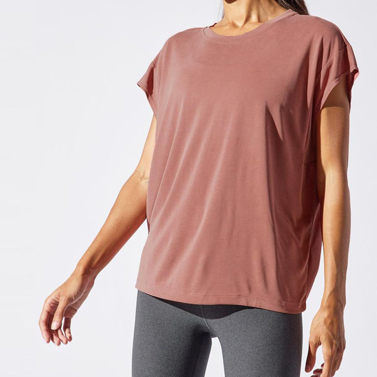 Factory Supply Down Coat - High Quality Workout Clothing Customized Logo Women Short Sleeve Blank Oversize Cotton Plain T Shirt – AIKA