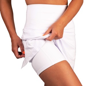 Zakázkové vysoce kvalitní polyesterové dámské golfové sukně 2 V 1 hladké tenisové sukně