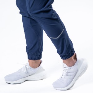Прилагодени најлонски панталони за вежбање Женски теретана Windbreaker Џогери со рефлектирачка лента