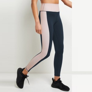 Nagyker női színes blokk magas derekú edzés testreszabott jóga leggings nadrágok nőknek