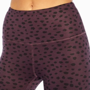 Custom Sublimated Printing High Waist Gym Pants 7/8 Yoga Tights Leggings Maka Ụmụ nwanyị