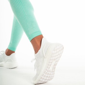 Bestselgende tilpasset nylon spandex fireveis stretch høy midje sømløs yoga gym leggings for kvinner
