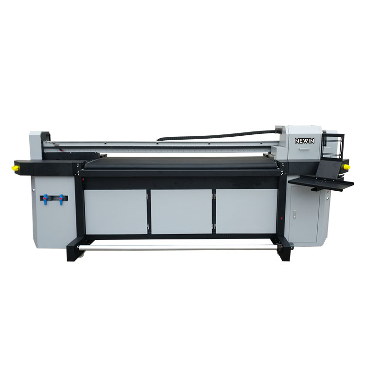 Saiz 1800mm Format Besar Pencetak UV Katil Rata Pengeluar Mesin Pencetak Katil Rata UV dengan kepala Industri G5i