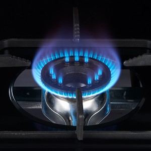 Home appliance fashion design Single burner family gas stove black commercial LPG NG