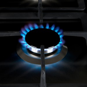 4 Sabaf-brenner LPG-gasskomfyr høytemperaturbestandig og jevn flamme