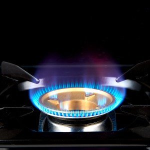 Stufat me gaz për përdorim shtëpiak pajisje kuzhine me djegie të dyfishtë bronzi mbulesë me efikasitet të lartë