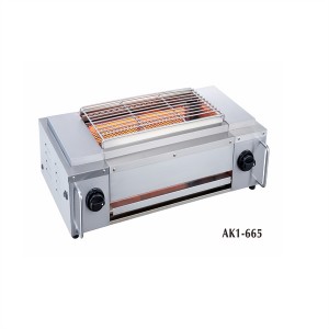 Komérsial Smokeless Gas grill stainless steel outdoor Barbecue Grills Leutik BBQ grill Mesin