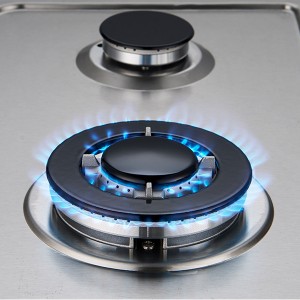 4 burner 06mm pannell tal-istainless steel Build-in Gas Hob