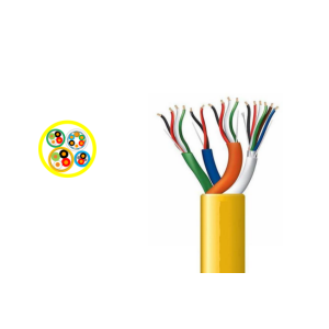Belépés-szabályozás kompozit kábel vezérlő kommunikációs kábel PVC köpeny és szigetelő kábel