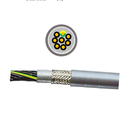 H05VVC4V5-K Kabel klase 5 fino upleteni goli bakarni Fleksibilni kabel za kontrolu napajanja i instrumentaciju za industriju i mašine