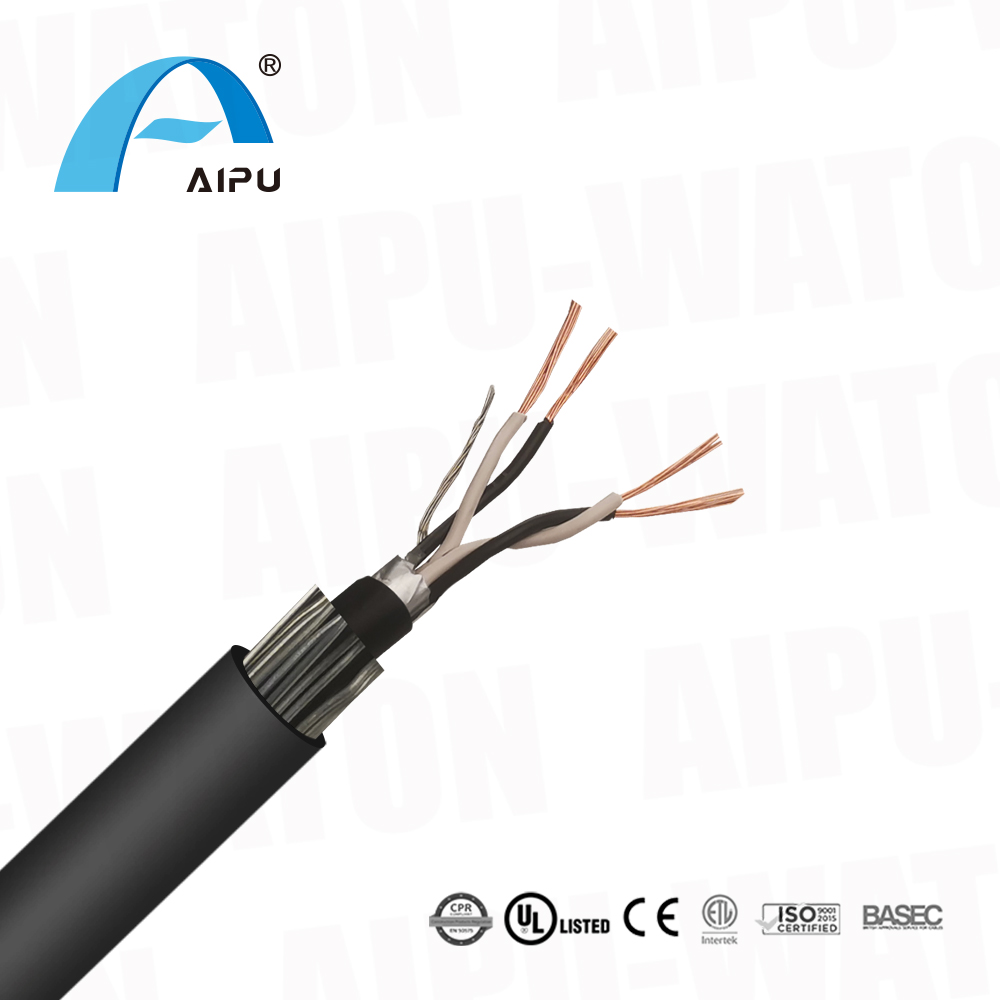 Communicatio & Imperium Cable LSZH CAT BS EN 50288-7 0.5 - 0.75: Classis 5 Flexibilis Copper Conductor XLPE Reposita ad forma bina