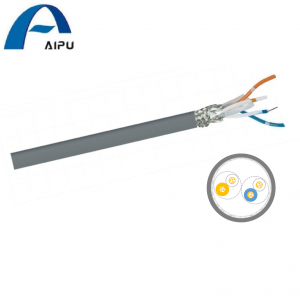 Aipu Control Cable PE Multi-pairs Foiled Braided PVC Outer Sheath Data Highway RS 232 RS 422 RS 485 Interfaces Instrumentation Cable Industrial Cable