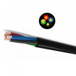 Cable de instrumentación ligero de 4 núcleos H03VV-F Cable de alambre de cobre flexible Cable de control eléctrico utilizado para hogares y oficinas