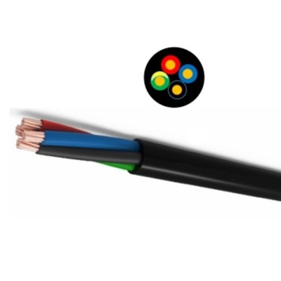 4 Core H03VV-F Finely Stranded Light Duty Instrumentation Cable Flexible Copper Wire Cable Cable ea Taolo ea Motlakase e Sebeletsang Malapa le Liofisi.