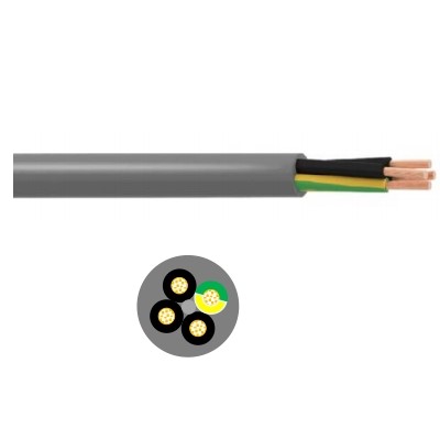 Cable de control resistente ao aceite JZ-HF para cadeas de arrastre Cable eléctrico ignífugo de condutor de cobre nu na industria de máquinas ferramenta