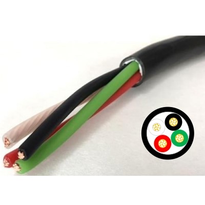 Fcvv 0,5 mm2 do 6 mm2 Fleksibilne užarene žarene bakrene žice Vodič Kontrolni kabel Električna žica