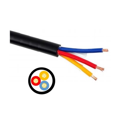 Cable Rvv Clase 5 Conductor de cobre flexible Aislamiento y funda de PVC Cable de instrumentación Fabricante de cables eléctricos Precio de fábrica