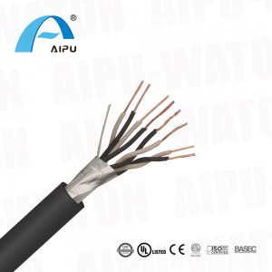 BS5308 časť 1, typ 1, kábel prístrojového vybavenia PVC ICAT viacžilový kábel na ovládanie a prístrojové vybavenie
