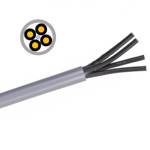 Cable de control flexible de cobre desnudo trenzado Machflex 350 YY Cable eléctrico multinúcleo de vaina de PVC Deseñado para aplicacións En50525-2-51