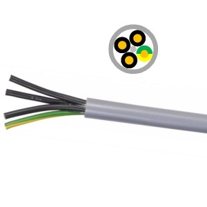 Мацхфлек 350 ИИ уплетени голи бакарни флексибилни контролни кабл ПВЦ омотач вишежилна електрична жица дизајнирана за апликације Ен50525-2-51