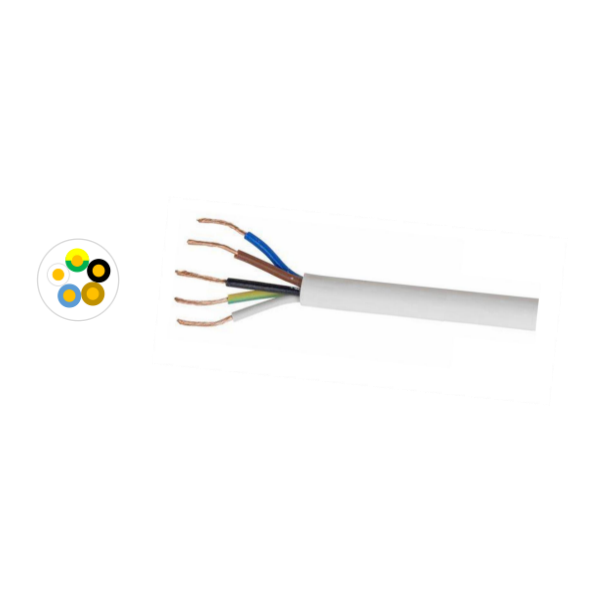 318* Y Cable flexible de cables eléctricos de cobre liso recocido de PVC