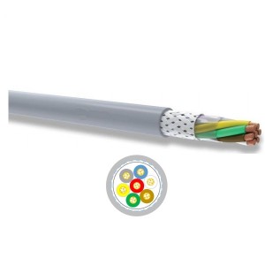 LiHCH Class 5 Flexible Stranded Copper LSZH Insulation and Sheath Tinned Copper Wire Braid Screened Communication Cable