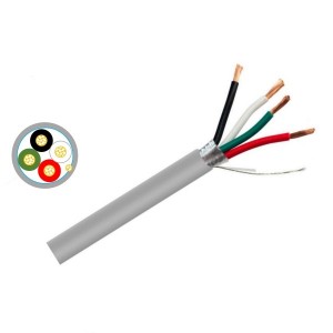 300/500V Fleksibel Terkandas Wayar Tembaga Annealed PE Penebat PVC Sarung Kabel Keselamatan Terlindung Kabel Pembuat Kawat Elektrik Harga Kilang