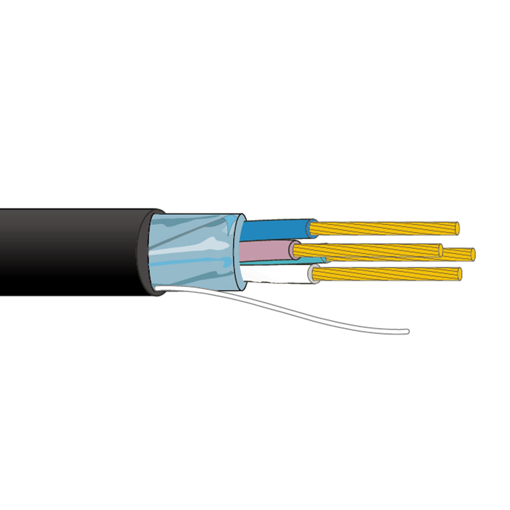 Kontrola proizvodnog procesa i pretvarač uređaja Audio instrument PVC ili LSZH pojedinačno zaštićena Al-Pet traka s pokositrenom bakrenom odvodnom žicom