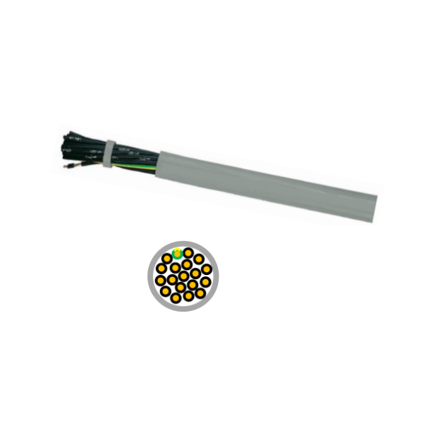 H05VV5-F Cablu flexibil de control EN50525-2-51 Sârmă flexibilă de cupru Cablu de comandă electric pentru utilizare în interior
