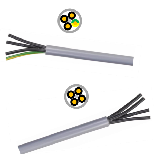MACHFLEX 350 YY Flessibbli PVC Kontroll Cable PVC Reżistenza Tajba U Reżistenza Kimika Cable tar-Ram