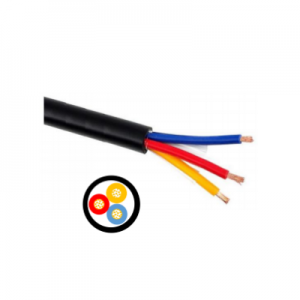 RVV kabel PVC izolace a plášť Flexibilní měděný vodič třídy 5 pro vnitřní a venkovní použití