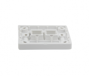 Us Type Dual Outlet 120*80mm Frontplate/Veggplate Keystone Type Connect Cat.3/Cat5e/CAT6/Cat.6A kabel